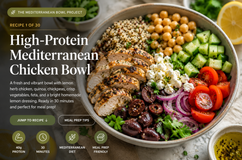 Mediterranean Chicken Bowl