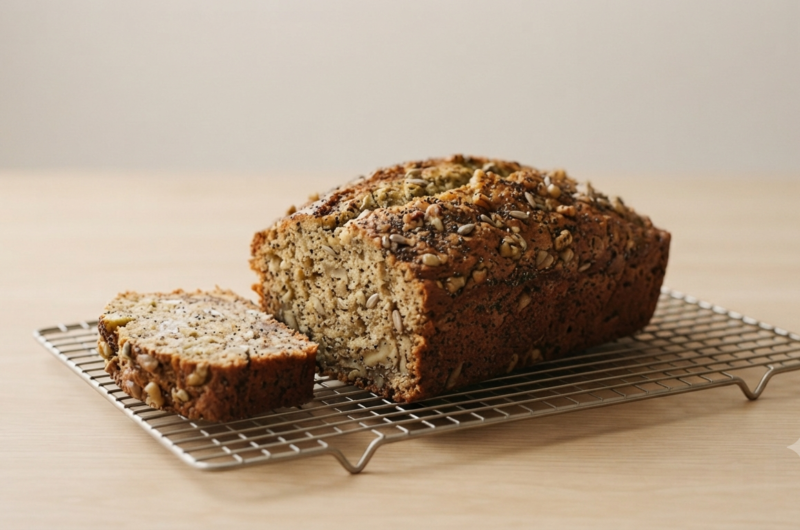 Hearty Seed & Walnut Banana Bread