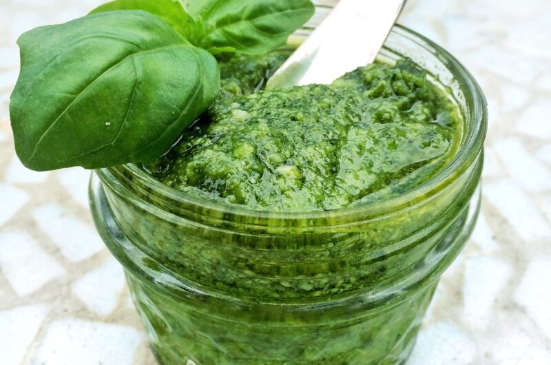 Homemade Basil Pesto Recipe (Easy Authentic Italian Pesto in 10 Minutes)