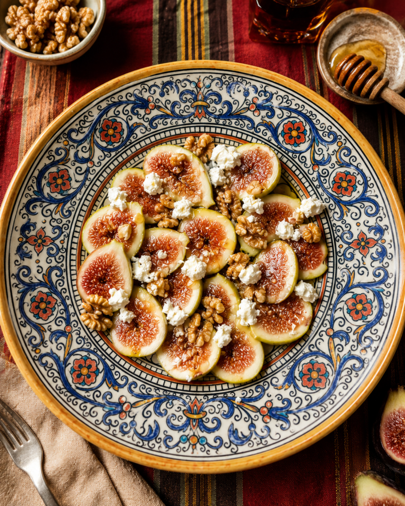 Fresh Figs with Goat Cheese