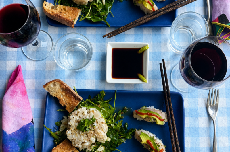 Mahi Mahi Tartare & Sushi