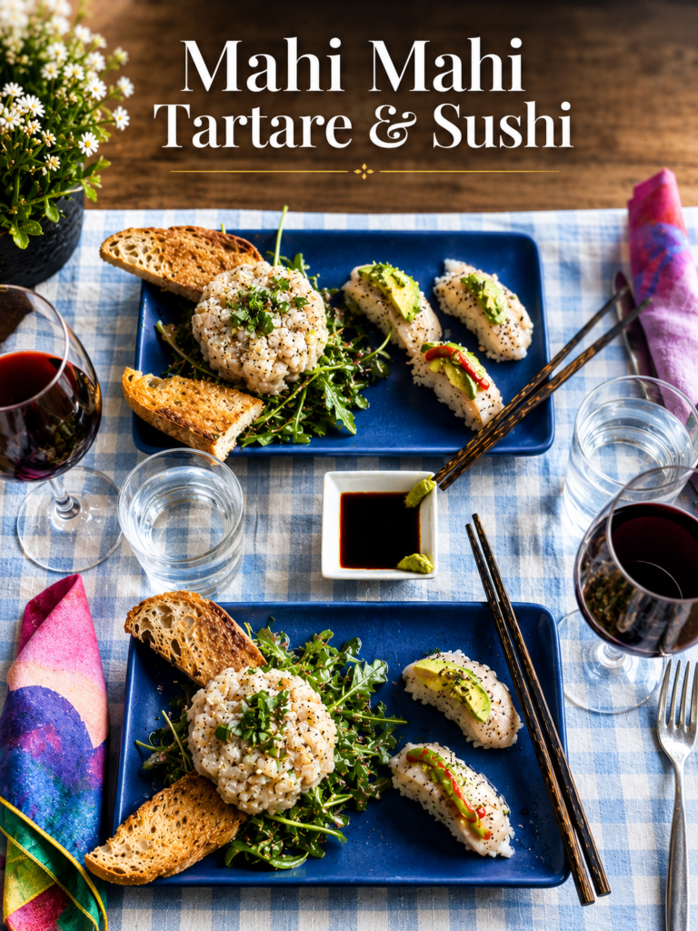 Mahi Mahi Tartare & Sushi