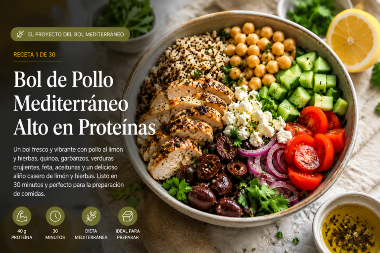 Bol Mediterráneo: Recetas Saludables, Fáciles y Llenas de Sabor