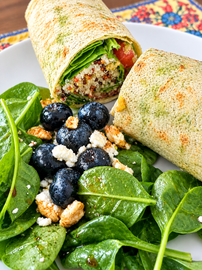 Quinoa and Chicken Vegetable Wrap