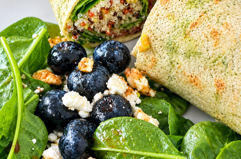 Quinoa and Chicken Vegetable Wrap