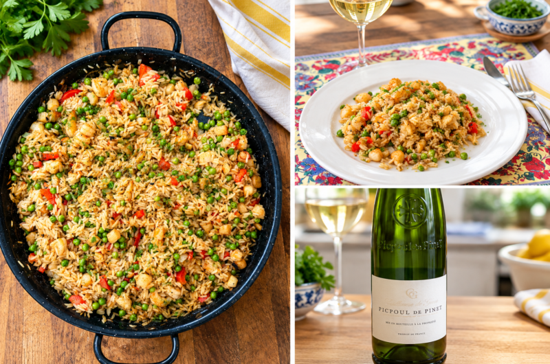 Scallop and Shrimp Paella