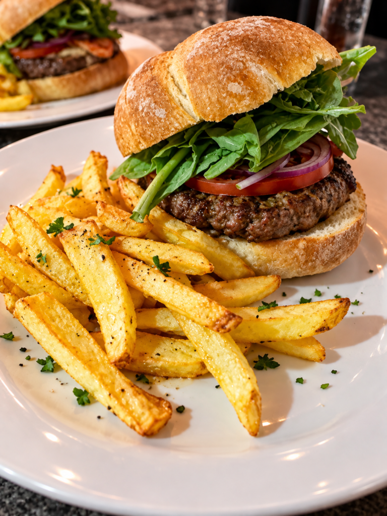 Premium Grass-Fed Mushroom Burger
