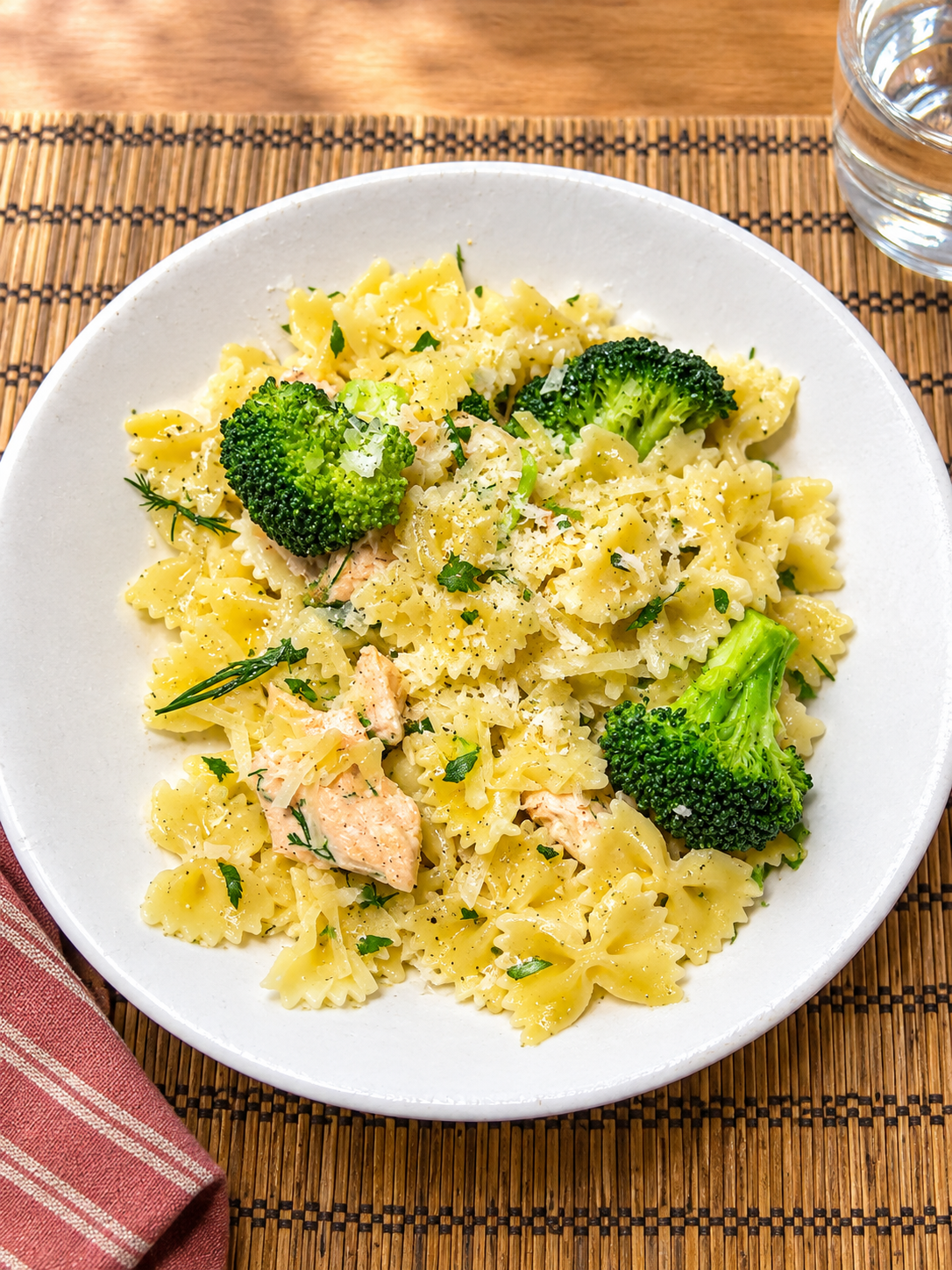Easy Salmon and Broccoli Pasta